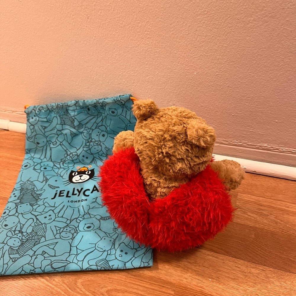 Bartholomew Bear ‘Heartthrob’ – Jellycat – Brand New – Authentic - Picture 2 of 5